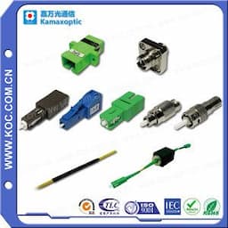 Optical Fiber Plug-in Metal Plastic Fixed Attenuators 0 to 25dB