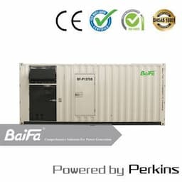 1100kw Containerized 20FT Container Electric Power Gas/Diesel Generator Set Powered by Perkins Engine