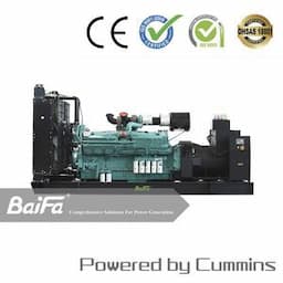 1100kw Open Type Electric Power Gas/Diesel Generator Set Powered by Cummins Engine Genset Manufacturer