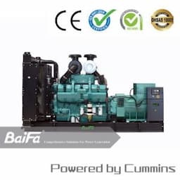 704kw Open Type Electric Power Gas/Diesel Generator Set Powered by Cummins Engine Genset Supplier