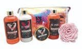 Factory Wholesale Valentine Gift Set Natural Scented Bath Set Shower Gel Bubble Bath