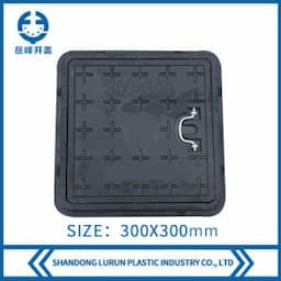 En124 SMC Composite Electrical Manhole Covers/ Sanitary FRP Manhole Cover and Frame