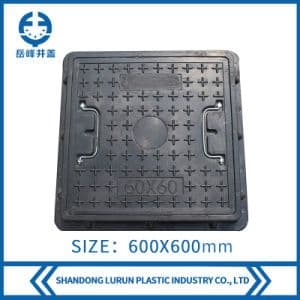 600X600mm FRP Polymer Square Manhole Cover