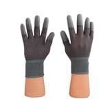 Carbon Fiber and Polyester PU Palm Glove