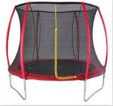 8ft-14ft Round Lantern Shape Trampoline with Enclosure L Shape Zipper