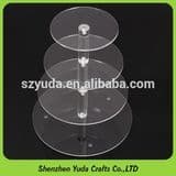 Wholesale 3 Tier 5 Tier 7 Tier Plastic Wedding Cake Stand Acrylic Cupcake Display Stand