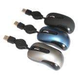 Zaidtek Hm5079 Cord Mouse 3 Buttons USB Wired Optical Computer Accessories Retractable Cable with Colorful Finish for Office