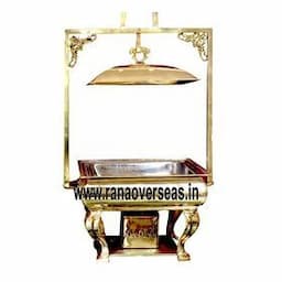 Hot Sale Golden Chafing Dish Brass Food Warmer Buffet Serving Dish Catering Equipment Chafing Dish For Restaurant Hotel