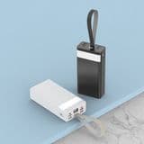 Portable 50000mAh Pd 20W Fast Charging Power Bank with Lighting