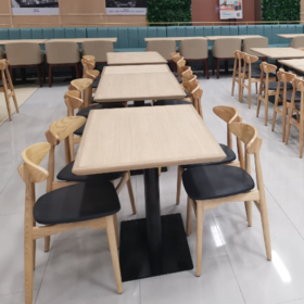 Modern Commercial Furniture Wooden Tables and Chairs for Restaurant