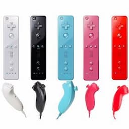 2-in-1 Wireless Remote Controller Joypad With Nunchuks Control For Wiis Built-in Motion Plus For Gamepads Wii Joystick