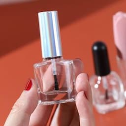 Custom Shape Square Nail Polish Bottle Empty Glass Clear Nail Polish Bottles