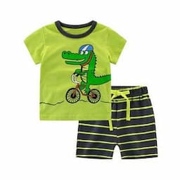 Best Selling 100 Percent Cotton Baby Clothing Sets for Summer Wear Baby Clothes Set Available at Bulk Supply