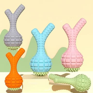 Pet sound toy Dog gnaws on a pineapple twig shape pet toy ball