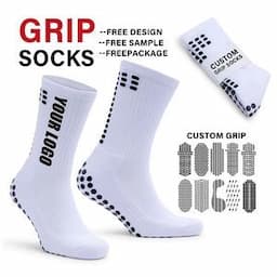 Custom Football Grip Socks Anti-Slip Custom Logo Men′s Soccer Socks