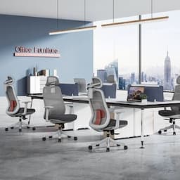 Modern Interior Commercial Executive Ergonomic Office Furniture Comfortable Swivel Chairs for Office