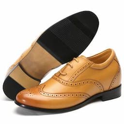 Casual Shoes for Men Top Selling Height Increasing Dress Shoes Cow Leather Upper Shoes Wedding Hidden Heel Elevator Footwear