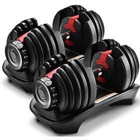 Wellshow Sport Fitness Gym Weights Adjustable Dumbbell Set Gym Weight Dumbbell Barbell Set