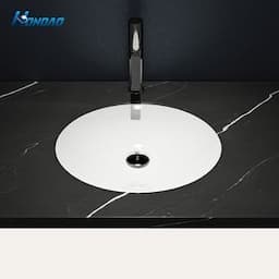 Factory Direct Solid Surface Countertop Undermount Bathroom Sink