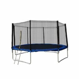 Made in China 14FT round fitness trampoline plant with safety fence