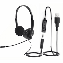 3.5mm/USB Call Center PC Gaming Headset With Microphone Volume Control Noise Reduction Headphone