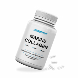 LIFEWORTH Wholesale Proteins Pure Marine Fish Collagen Peptide Powder with Vitamin C