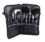 Professional Cosmetic Brush Set with Pocket and Belt