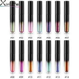 Private Logo High Quality Super Shimmer Holographic Metallic Spark Lip Gloss Waterproof Matte Chameleon Liquid Lipstick