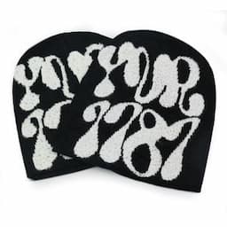 Wholesale Acrylic 2 Tone Custom Beny Gorro Logo Oversized Knitted Rhinestone Winter Knit Jacquard Beanie Hats for Woman