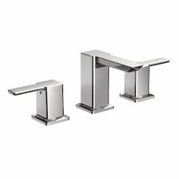 Aquacubic CUPC Dual Handles Chrome Hot and Cold Water Washroom Bathroom Basin Faucet