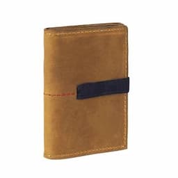 Full grain Leather Passport Card Wallet Slim Portable Holder Passport Pouch Functional Travel Wallet For Men & Women