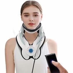 Alphay Medical Neck Support Brace Inflatable Cervical Neck Collar Neck traction device air traction system with electric pump