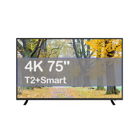 tv smart 75 inch with dvb-t2 dled tv  OEM/ODM any brand is ok  good quality factory best price android  smart tv 4k