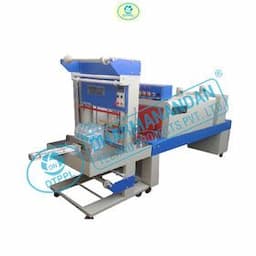 Film Shrink Wrapping Machinery Semi Automatic Drinking Water Bottles Shrink Wrapping Machine from Indian Manufacturer