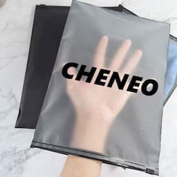 Bags Poly Frosted With Custom Logo 12Cm Holographic Mylar Aluminum Foil Clothes T-Shirt Plastic Shopping Standing Zipper Bag