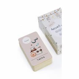 Manufacturer Learning Kids Adult memory Paper Playing Card Game Custom Printing Arabic Alphabets flash Card