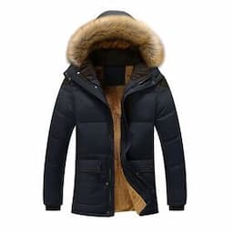 2022 high quality Detachable Collar Parka Men Thick Parka Jacket Oversize men's jackets Hooded Long Warm Overcoat puffer jacket