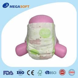 Disposable Super Soft Surface Chikool High Quality Baby Diaper cloth nappy from MEGASOFT