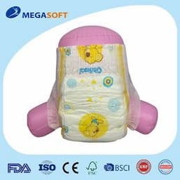 Super Soft Waist Band Disposable Baby Diapers Korean Cloth Non Woven Fabric Babies Printed Swim Diap