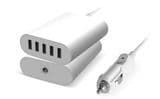 Wholesale New 40W 5 Port Car Charger for Charger 5 USB Devices