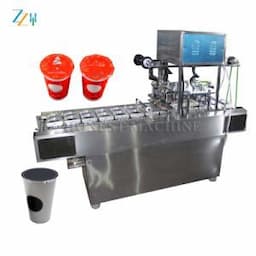 High Automation Liquid Filling Machine / Cup Sealing Machine