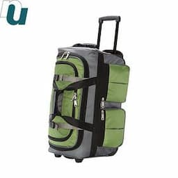 15-Pocket 22" Wheeling Duffel Large Rolling Duffle Wheelie Luggage Travel Bag