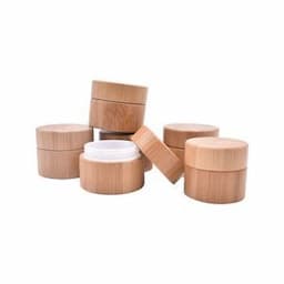 Eco Bamboo Acrylic Jar for Cosmetic Packaging