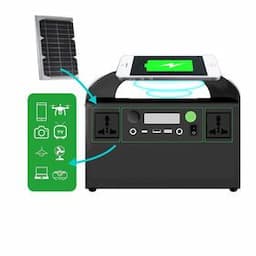 cheap price 300W off-grid mini camping wireless 110v 220v solar portable lithium power station generator for outdoor laptop