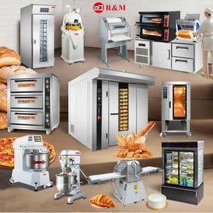 Full Set Complete List Guangzhou China Supplies CE Price Automatic Industrial Food Baking Machine Mini Bread Commercial Oven Bakery Equipment for Sale Machinery