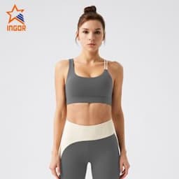 Ingor Sportswear Women Custom Activewear Recycle Clothing Sustainable Fitness Apparel Sports Bra Yoga Gym Wear