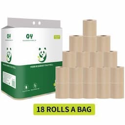 Qy Water Soluble Eco-Friendly 100%Bamboo Toilet Paper