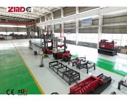 Zmde High Efficiency PLC Automatic Control H Beam Box Beam Assembly System Steel Processing Construction Factory Use H/T Beam Automatic Assembly Machine