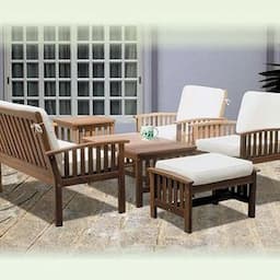 Wooden Patio Furniture Set