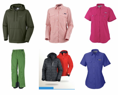 Columbia Sportswear Apparel Collection